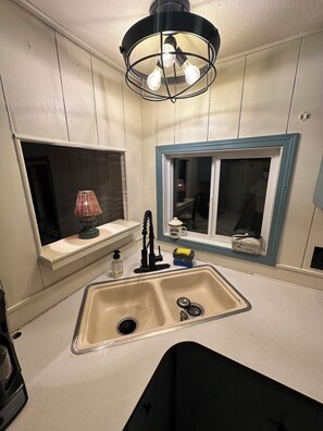 Towels, soap, toilet paper