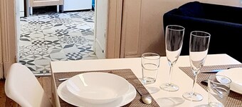 3-bedroom apartment with secure courtyard 6 minutes' walk from the town center!