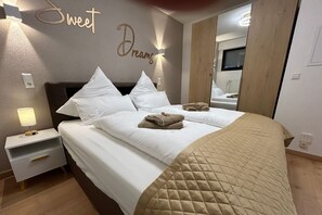 1 多间卧室、熨斗/熨衣板、旅行婴儿床、免费 WiFi