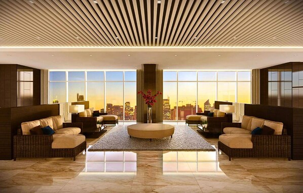 Lobby sitting area