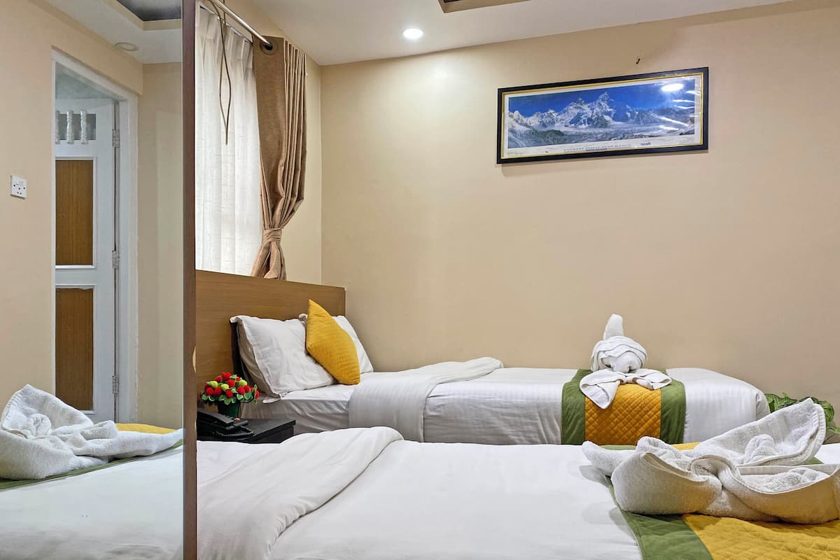 Deluxe Double or Twin Room, City View | Desk, laptop workspace, free WiFi
