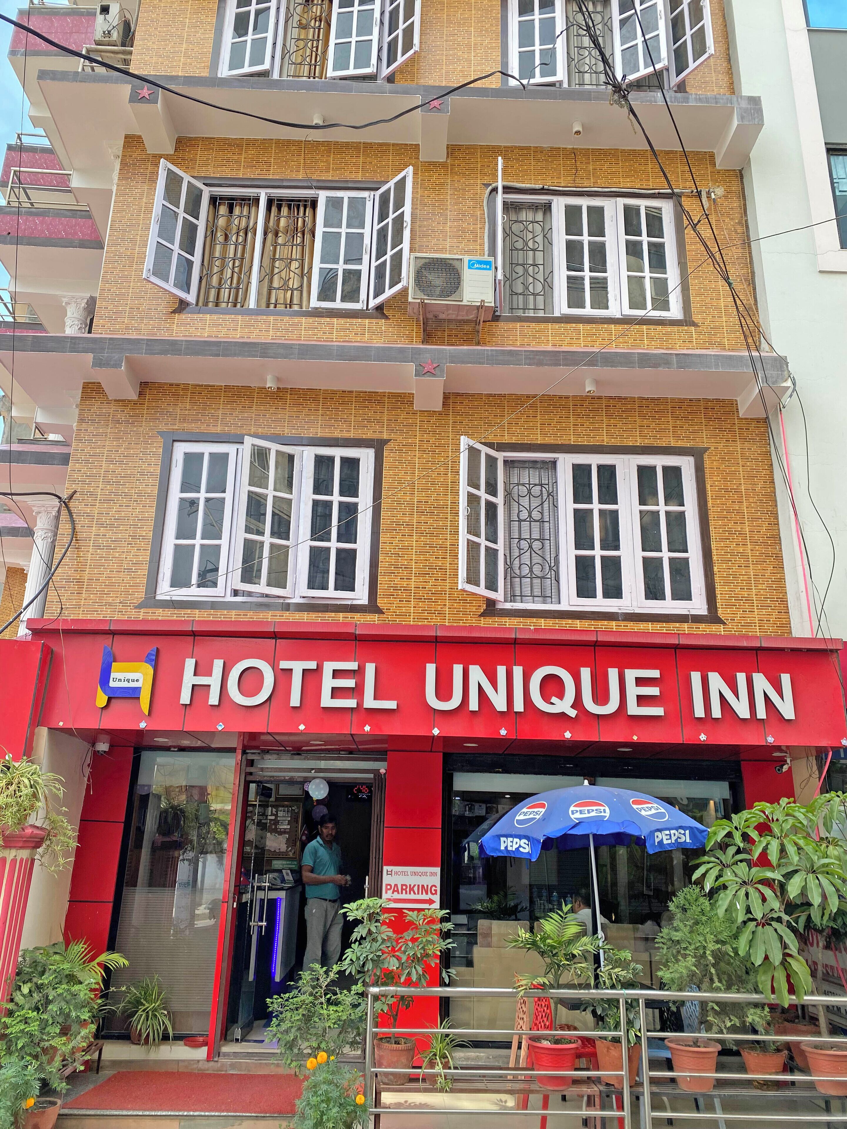 Fassade der Unterkunft