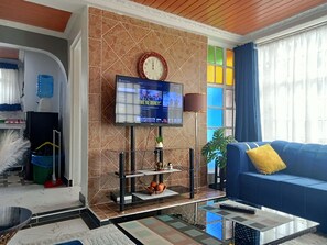 TV - Relax with your family at evergreen, nature refuge Jabani house Karen Nairobi. (Nairobi)