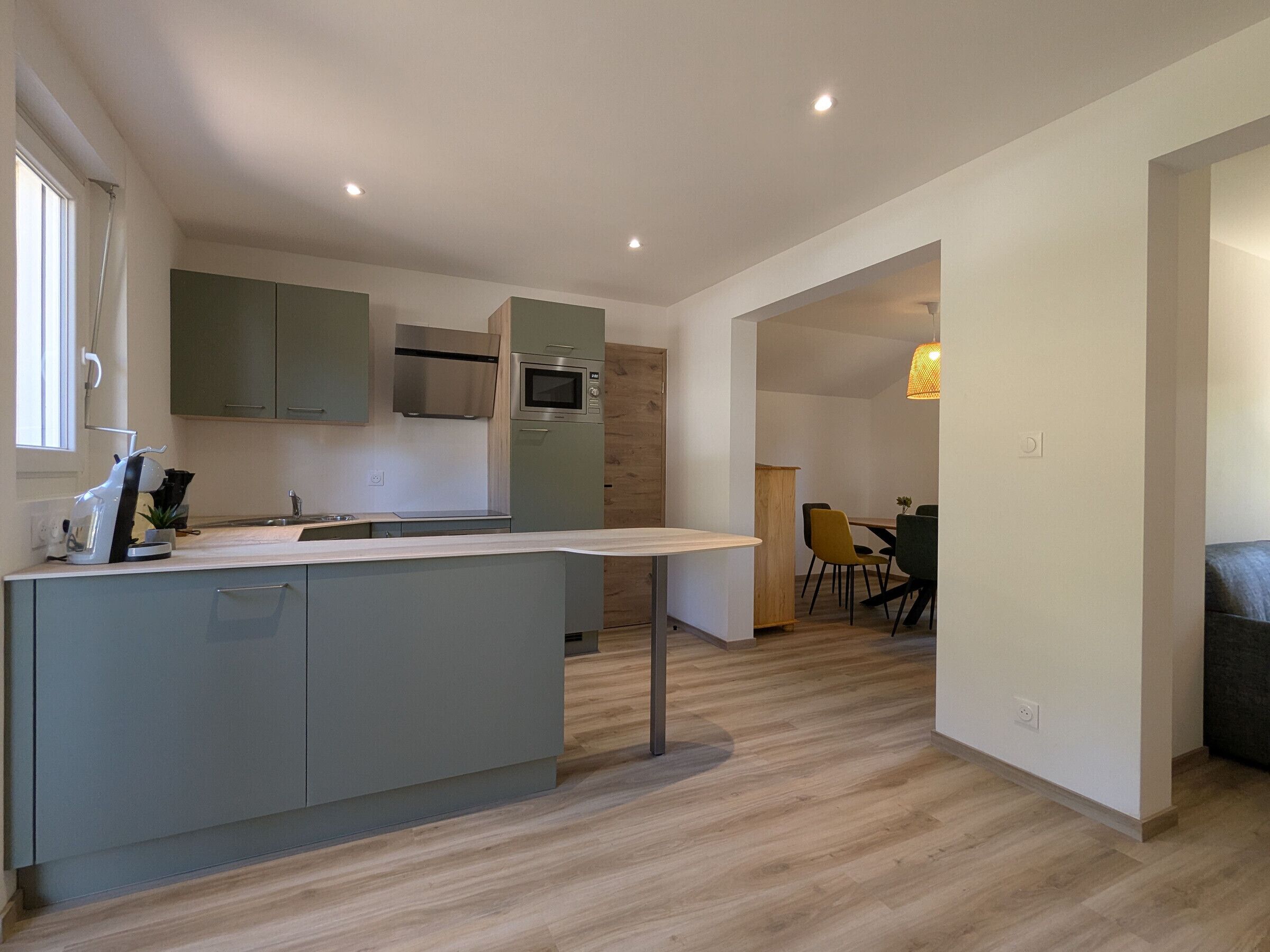 Refrigerador, microondas y lavavajillas 