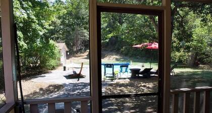Charming secluded 2-bedroom home in Hawkins Bar with pool and is pet friendly