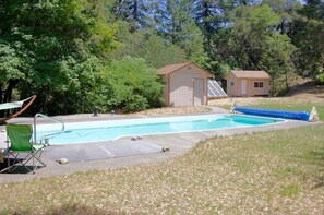 屋外プール、温水プール
