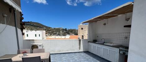 Appartement Deluxe, vue ville | Terrasse/Patio