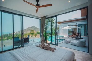 3 bedrooms, internet, bed sheets - 3BR Sea View Villa | Infinity Pool | Chaweng Noi (Koh Samui)