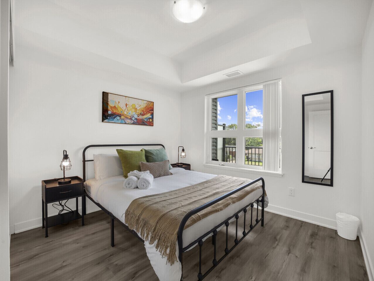 1 間睡房、熨斗/熨衫板、免費 Wi-Fi、床單