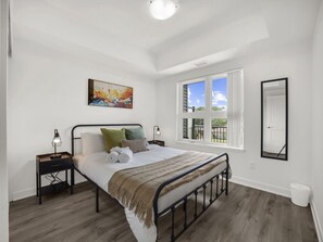 1 soverom, strykejern/-brett, wi-fi (inkludert) og sengetøy