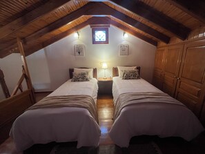 2 bedrooms, iron/ironing board, WiFi, bed sheets - A Spacious Traditional Two-Storey House in Symi (Symi)