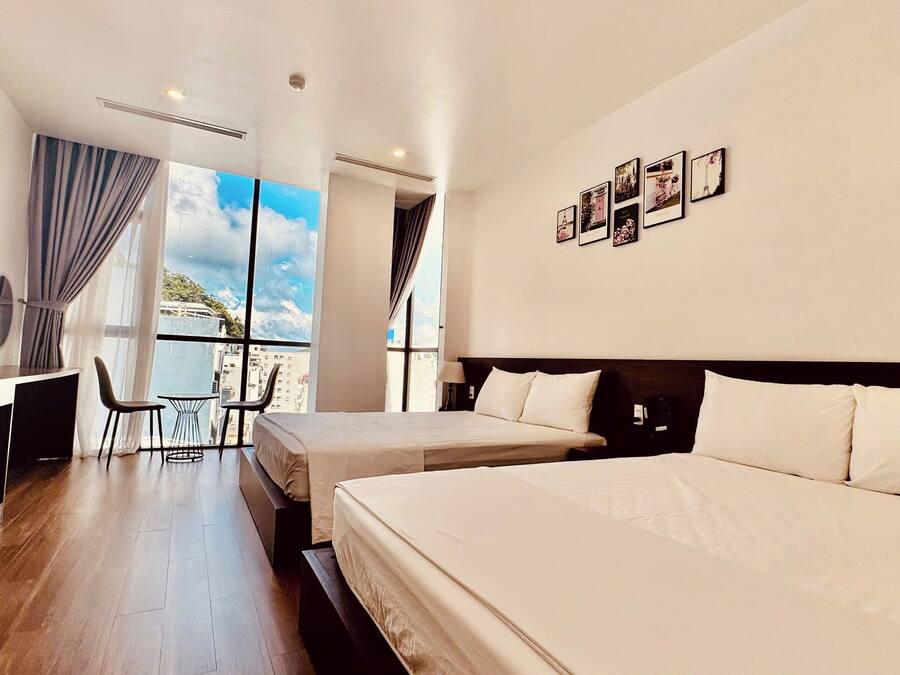 Family Room, City View | Desk, laptop workspace, soundproofing, free WiFi