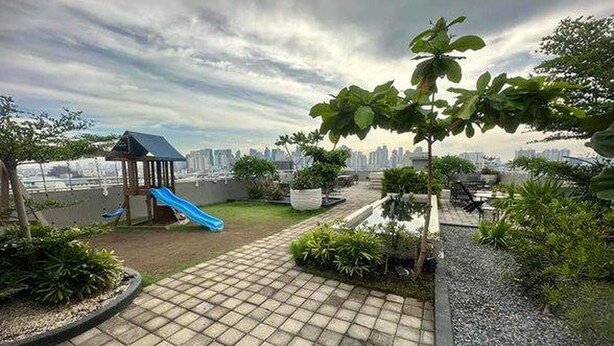 Unclassified image, 1 of 8, button - Golden Loft With Mood Lighting,stylish Staycation Loft Fast Wi-fi, Soft Couch (Pasay)