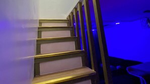 Unclassified image, 3 of 8, button - Golden Loft With Mood Lighting,stylish Staycation Loft Fast Wi-fi, Soft Couch (Pasay)