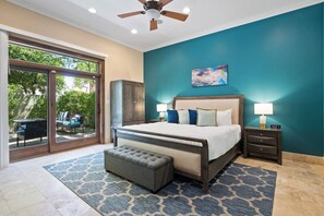 8 bedrooms, desk, iron/ironing board, travel crib