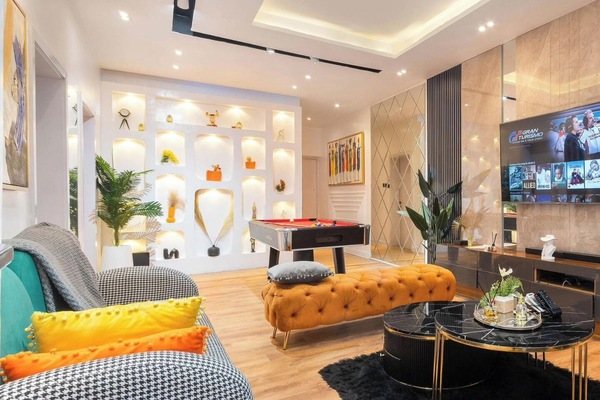 Family Apartment, Balcony, City View | Living area