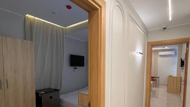 Basic Double Room Single Use, Private Bathroom | Cadar kapas Mesir, peralatan tempat tidur premium, gebar bulu kapas 