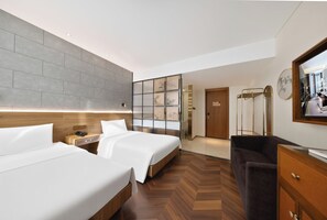 Elite Twin Room | View from room - Chinese Culture Boutique Hotel TangFu (Beijing)