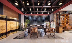 Lobby sitting area - Chinese Culture Boutique Hotel TangFu (Beijing)