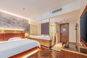 Comfort Double Room, City View | Desk, blackout drapes, free cribs/infant beds, rollaway beds