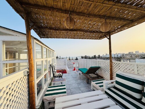 Charming building in Essaouira, Morocco