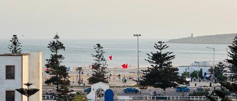 Vista a la playa o el mar