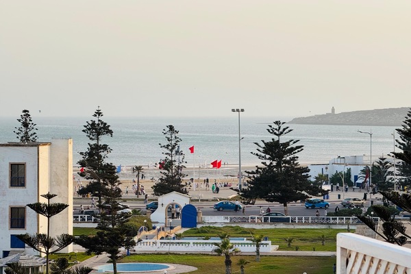 Vue sur la plage/l’océan
