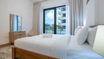 2 bedrooms, iron/ironing board, free WiFi, bed sheets