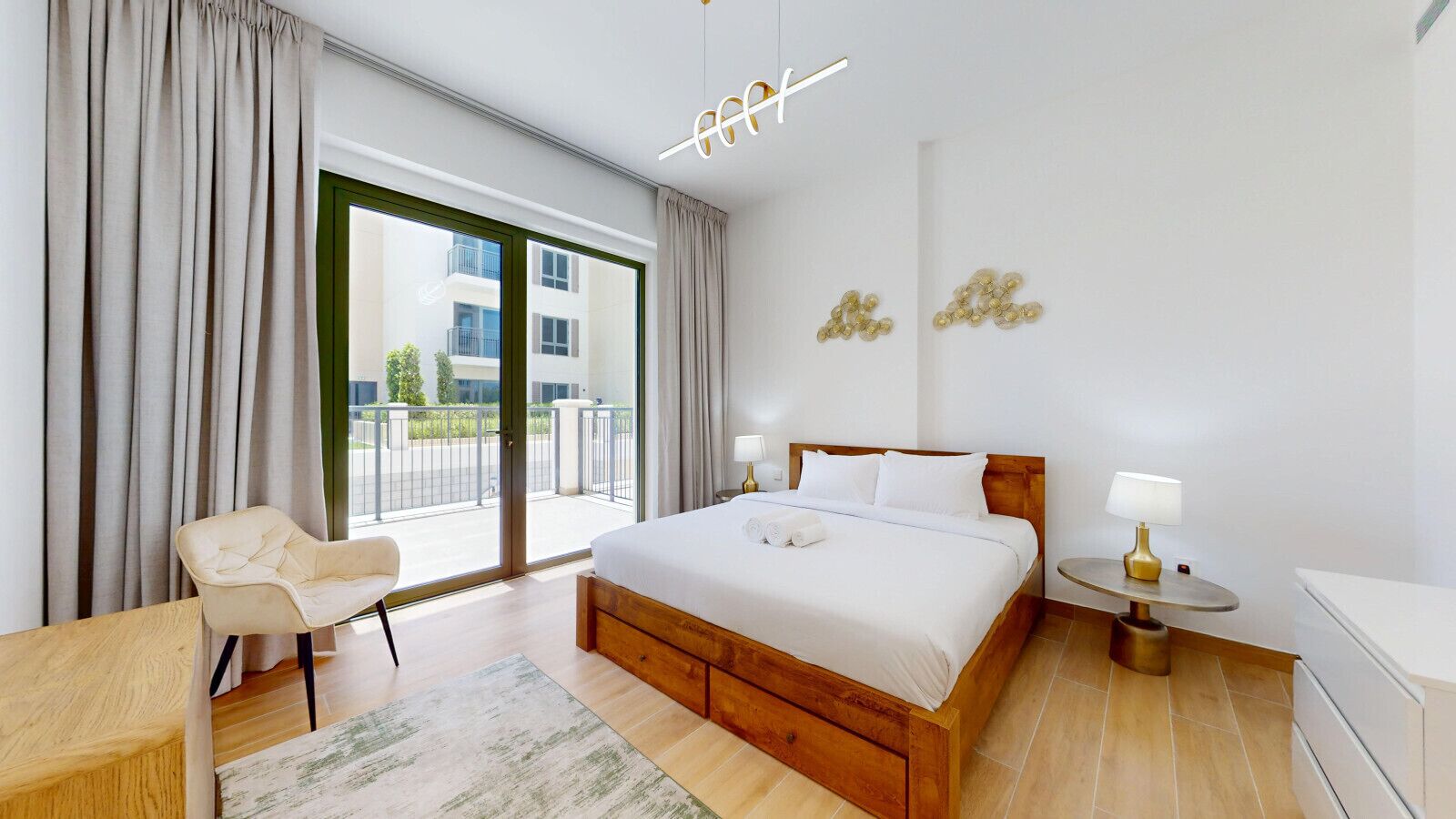 2 bedrooms, iron/ironing board, free WiFi, bed sheets