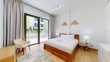 2 makuuhuonetta, silitysrauta/-lauta, ilmainen Wi-Fi, vuodevaatteet