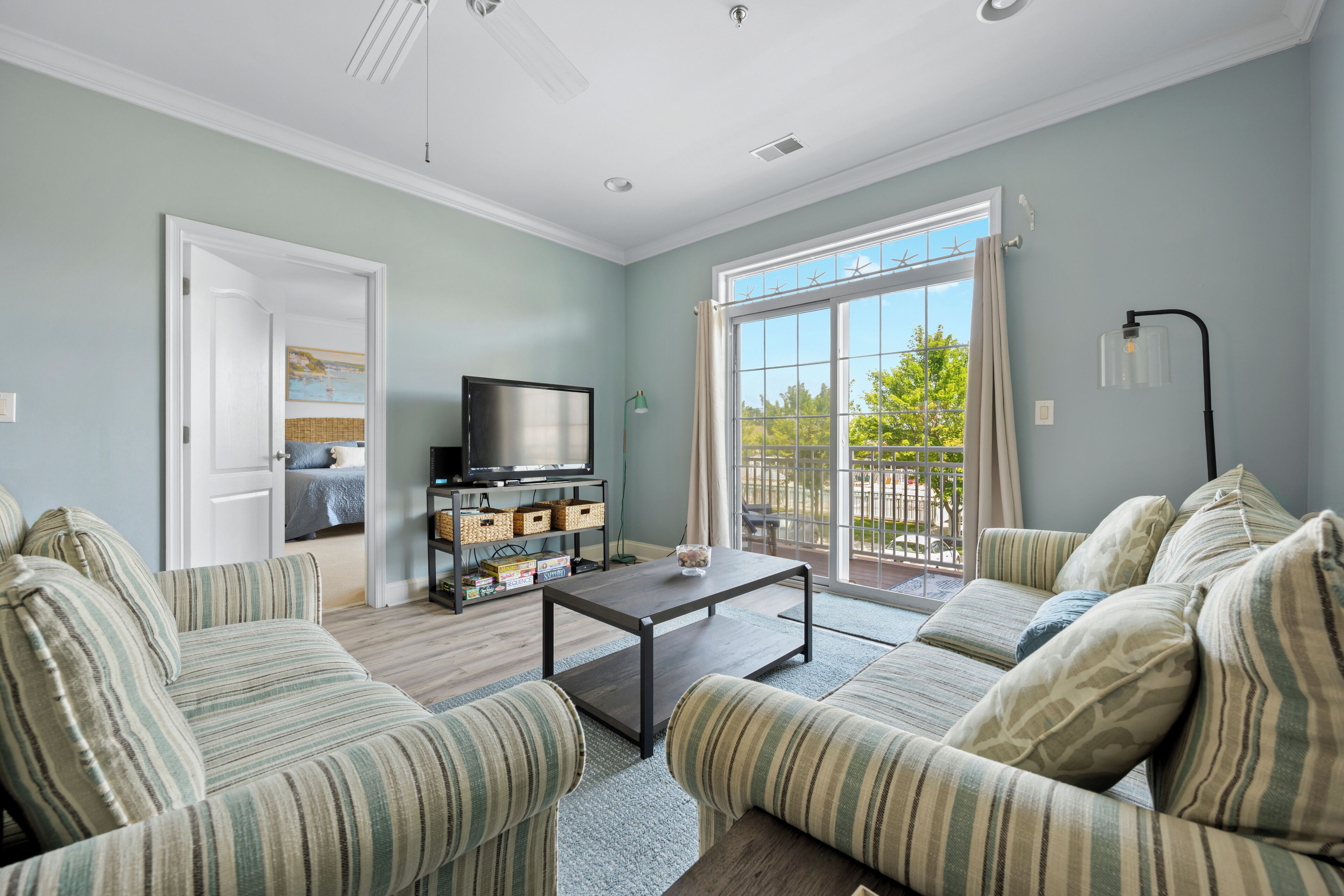 Smart TV, DVD player, books