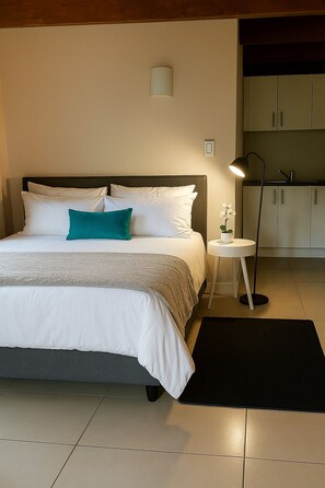1 habitación, tabla de planchar con plancha, wifi y ropa de cama 