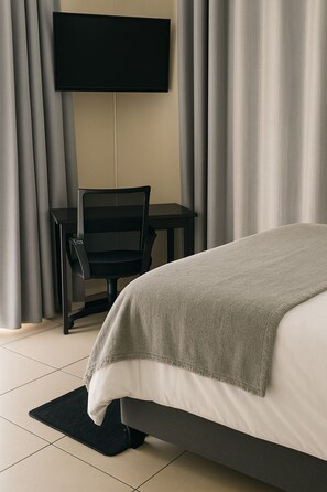 1 habitación, tabla de planchar con plancha, wifi y ropa de cama 