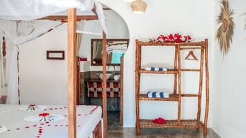 Classic Double Room, Partial Ocean View | In-room safe, desk, free WiFi