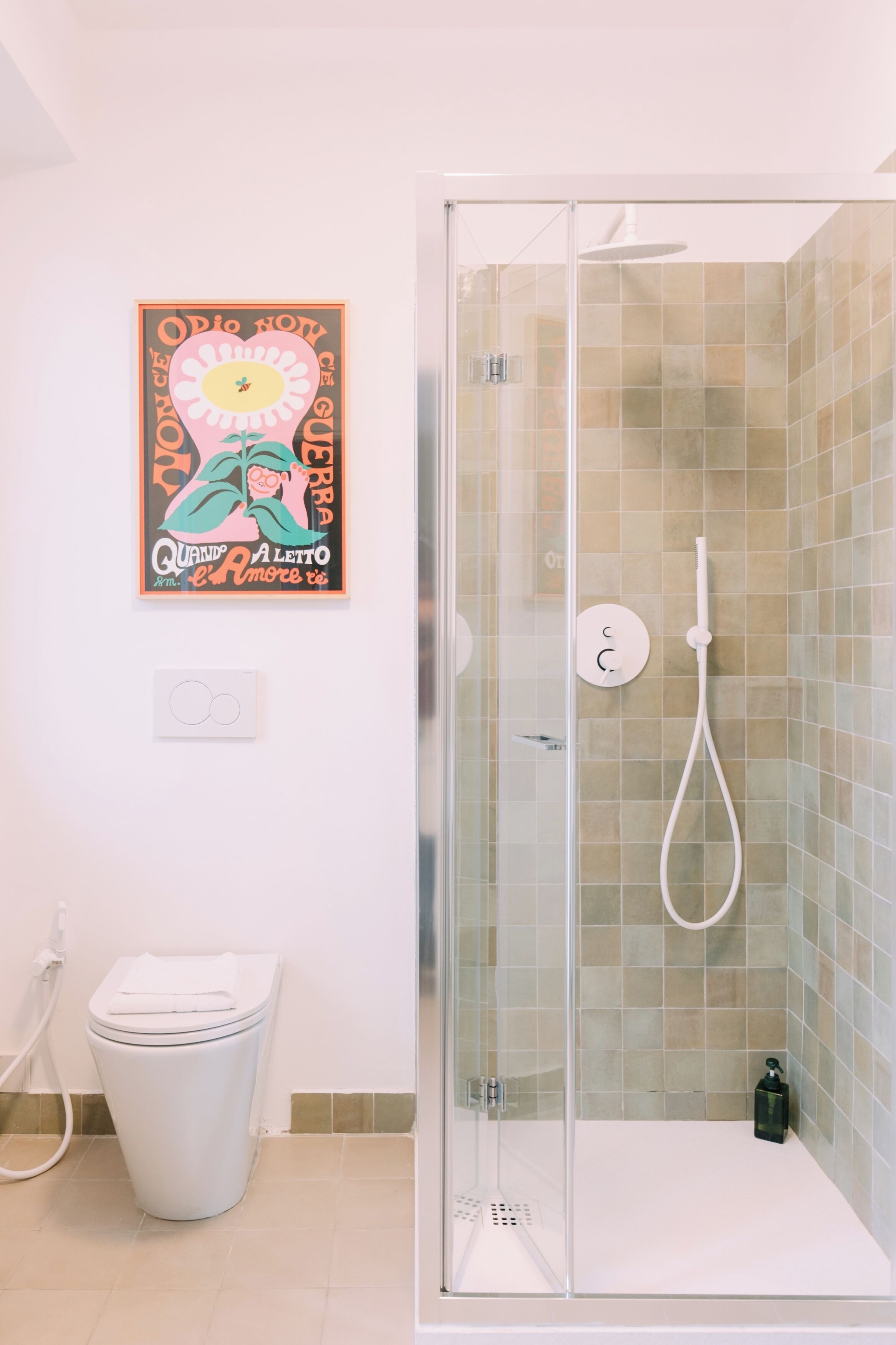 Dusj på badet