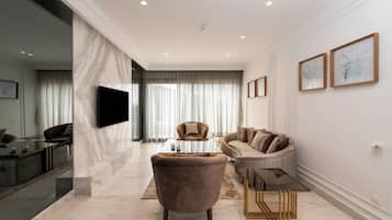 Classic Apartment | Living area | Flat-screen TV