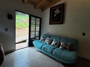TV, fireplace - Cabin in Mazamitla, Mexico (Mazamitla)