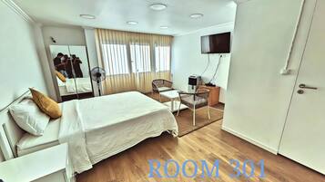 Classic Double Room, City View | Desk, free WiFi