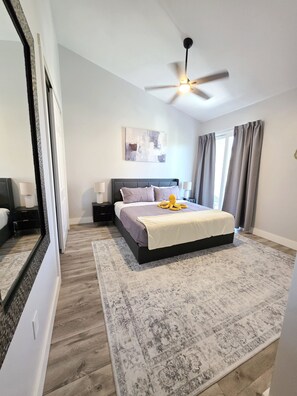 4 bedrooms, iron/ironing board, free WiFi, bed sheets
