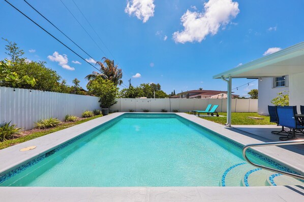 Alberca al aire libre