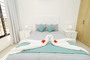 2 bedrooms, desk, iron/ironing board, free WiFi