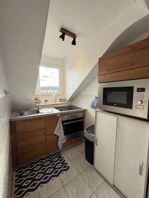 Private kitchen - Apartment in the heart of downtown Saumur (Saumur)