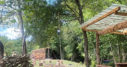 Sioux tepee in the wilderness