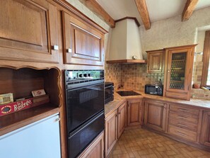Microwave, oven, stovetop