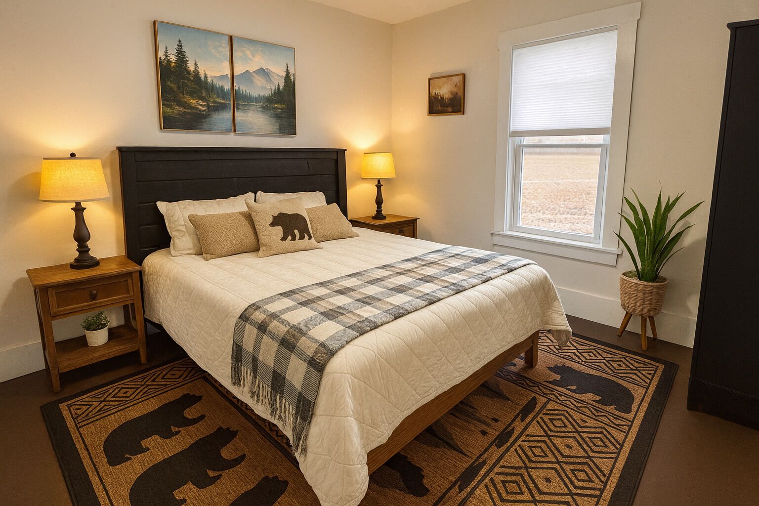 4 bedrooms, iron/ironing board, free WiFi, bed sheets