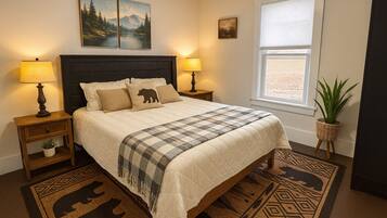 4 多间卧室、熨斗/熨衣板、免费 WiFi、床单