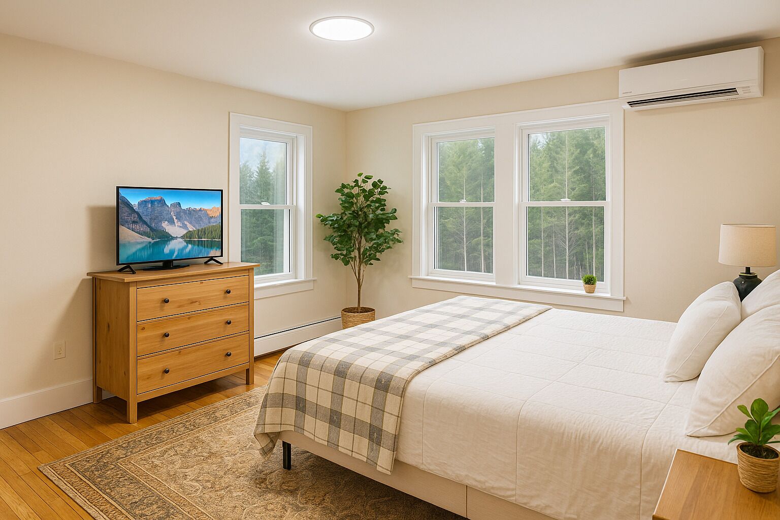 4 bedrooms, iron/ironing board, free WiFi, bed sheets