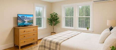 4 slaapkamers, een strijkplank/strijkijzer, wifi, beddengoed