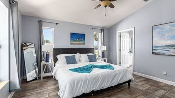 6 habitaciones, tabla de planchar con plancha, wifi y ropa de cama