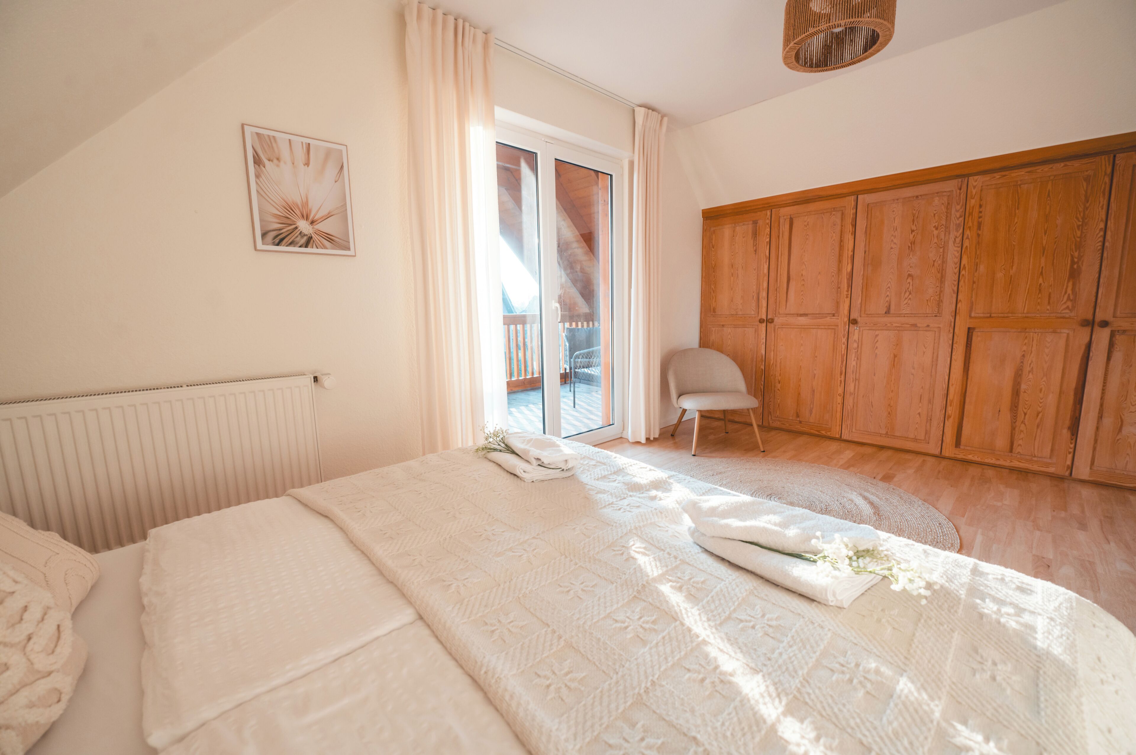 3 Schlafzimmer, schallisolierte Zimmer, Bügeleisen/Bügelbrett